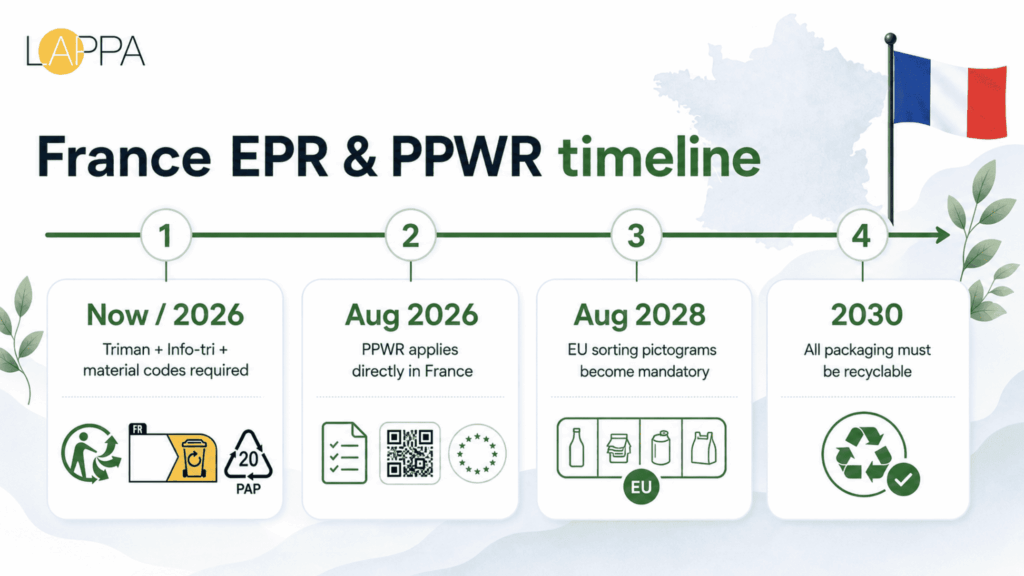 France EPR Packaging Labeling Requirements Guide 4 page